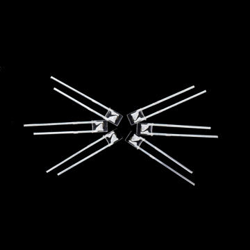 520nm Green LED Clear Rectangle 2*3*4mm Through-hole LED