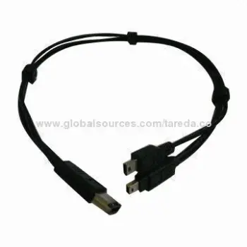 1394 Cable, 6 to 4-pin with Mini 5P, Y-cable Assembly, OEM Type