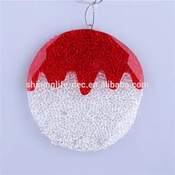 Big size snowball pendant new style colorful indoor decoration