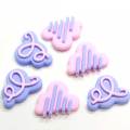 Pastel violet Mini pluie nuage vent météo signe accessoires résine Planar Flatback Cabochon pour artisanat faisant bricolage décoration