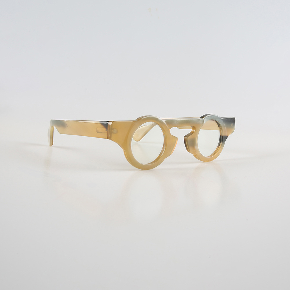 Irregular Yak Horn Optical Eyeglasses Frame