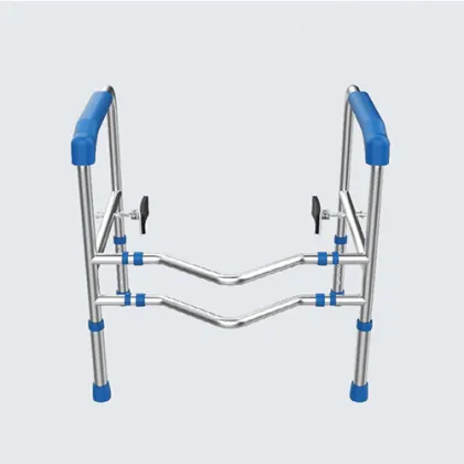 Standing Height Adjustable Commode Toilet Safety Device