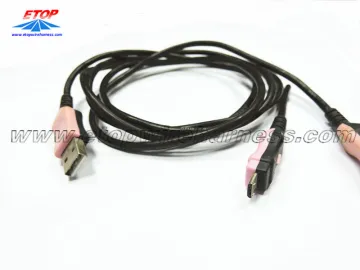 Double colored USB cable