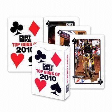 Poker playing cards, customized sizes, designs or packing types are accepted