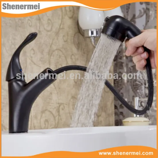 Black Antique brass face basin water tap