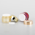 20ml 15 ml Tamaño de viaje Mini Vacío de crema de ojos de lujo Cosmética UV Cotaed Gold y Red Metallic Jars