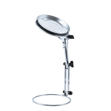 Lampada in vetro a LED pieghevole a mani libere per il punto incrociato