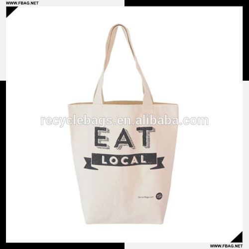 100% QC Eco-friendly wholesale trade show cotton bag