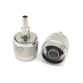 Straight Crimp Solder N Male Plug Coaxial Connector
