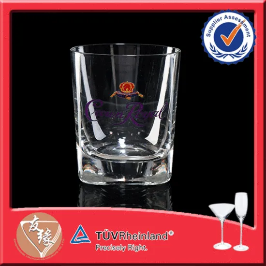Wholesale 10oz Transparent Triangle Whisky Glass Shot Glasses