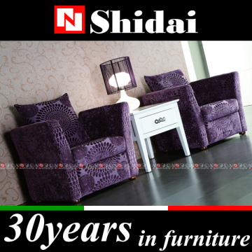 528 french style armchair / luxury armchair / single seater wood sofa chairs