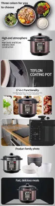 2023 Prestige Digital Multi-Function High-Pressure Cooker - 6L Portable Large Capacity Electric Pressure Cooker