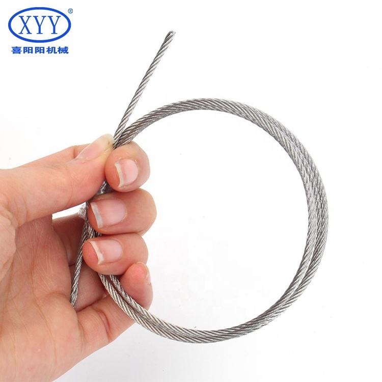 Manufacturer Price for 304 316 Galvanized Steel Wire Rope Cable Fasteners Product