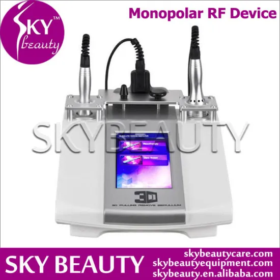 Monopolar RF Wrinkle Removal Face Lifting Slimming Machine with Cold Hammer