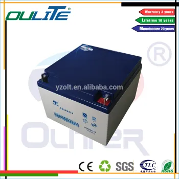 Oliter safety 12v 24ah lead acid deep cycle solar battery