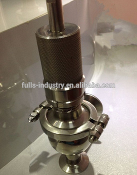 Sanitary Stainless steel clamped /welding/thread Safety valve