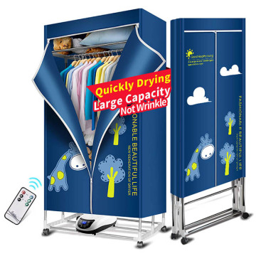 KASYDoFF Portable Foldable Electric Clothes Dryer with Remote Control