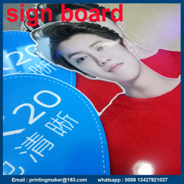 Sintra PVC-Schild mit UV-Flachbettdruck