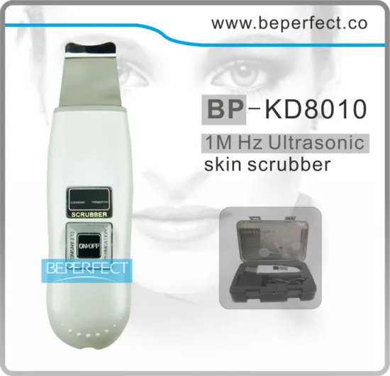 Handheld facial ultrasonic scrubber