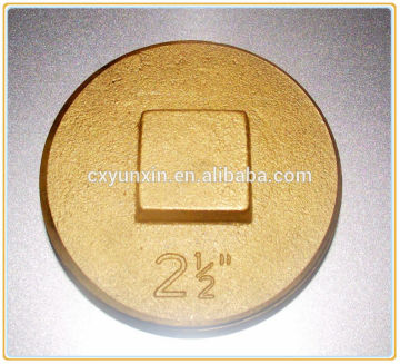 21/2" USA brass cleanout plug
