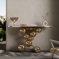 Light luxury high-end porch table modern entrance p