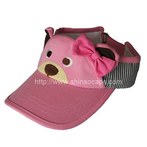 Red Cotton Cartoon Children Sun Visor (SV003SSJ)