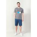 MEN'S CD YARN T-SHIRT WITH PRINT