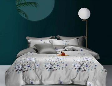 cheap price wholesale microfiber printed polyester bed comforter set