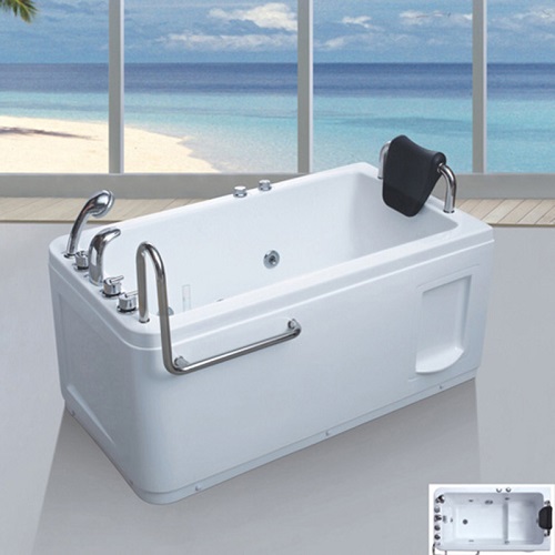 Baignoire 60x30 en verre de douche de salle de bain baignoires