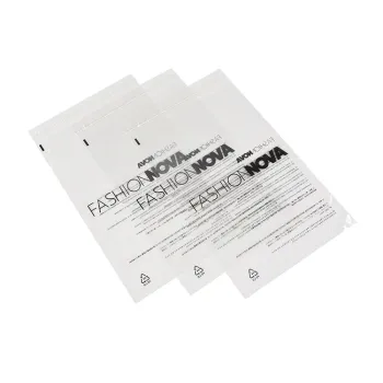 Transparent plastic biological express delivery shipping bag