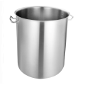 Rozsdamentes acél Stockpot W / fedél 20-quart