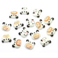 Najnowsze projekty żywicy Kawaii Flatback Mini Bear Head Cabochons Slime Resin Charms