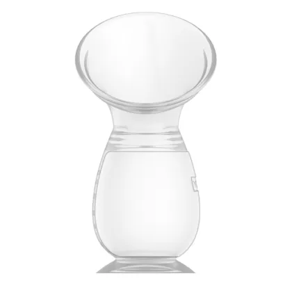 Silicone manual breast milk pump for baby breastfeeding