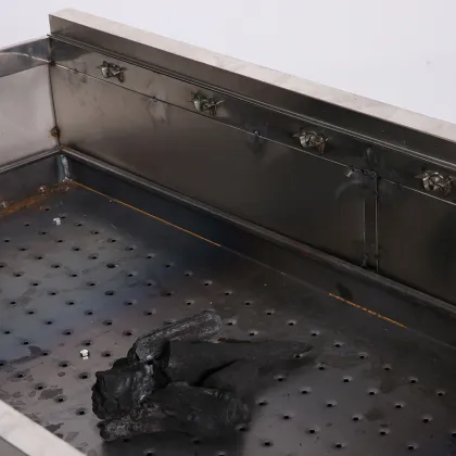 Charcoal BBQ Grilled Chicken Machine: Automatic Roasted Chicken Grill Oven