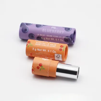 Paper Lipstick Tube Plastic Lip Balm Tube