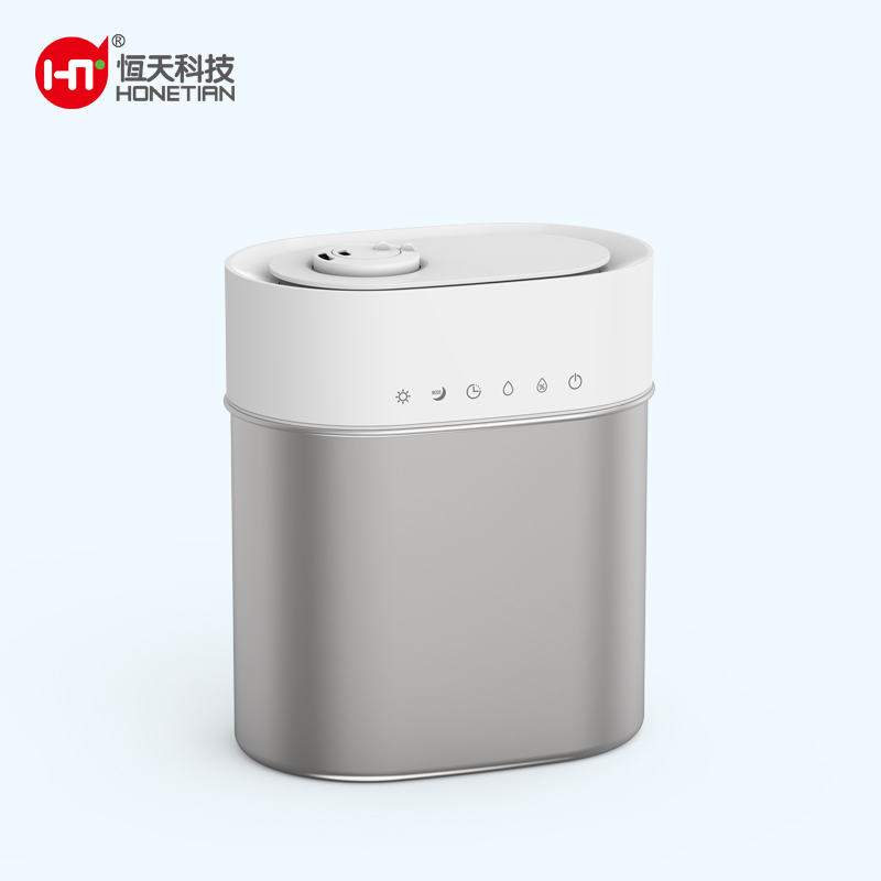 HONETIAN ultrasonic cool mist UV sterilization stainless steel water tank 3L 12 timer custom colors indoor plastics humidifier