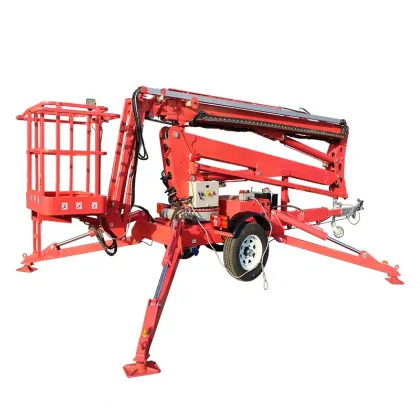 Towable Boom Lift 18m Diesel Power Crawler Articulated
