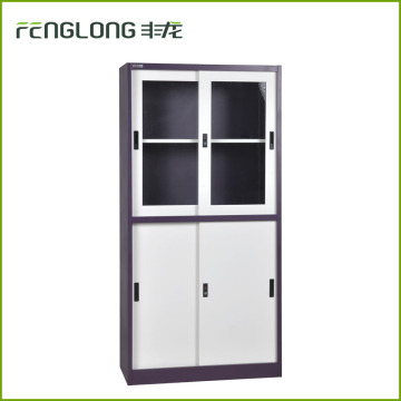 modern design high quality glass door steel cabinet