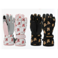 Children's Ski Gloves Double Board Five Finger