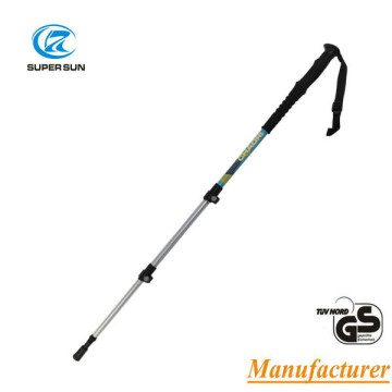 Amazon best seller 3 sections aluminum 7075 collapsible pole with speed lock