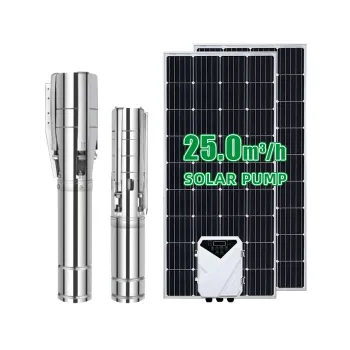 High-Power 72V/110V Solar Pump System with 35mm Max Head: 4DSC 4'' DC Brushless Pump featuring Stainless Steel Impeller, 11~34m³/h Flow Rate, and 1100w/1500w Output