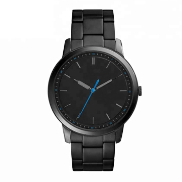 Black Excel Watch Japan Movement Quartz ATM Stainless Steel Men's Wristwatch