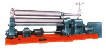 Symmetrical Rolling Machine with Three Rollers