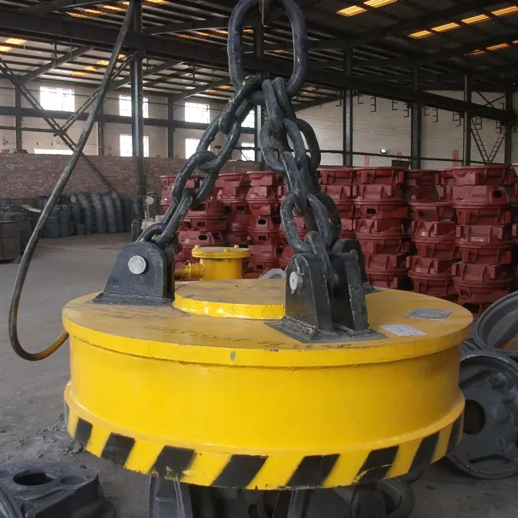 2 Ton Circular EOT Crane Electro Lifting Magnet for Steel Scrap