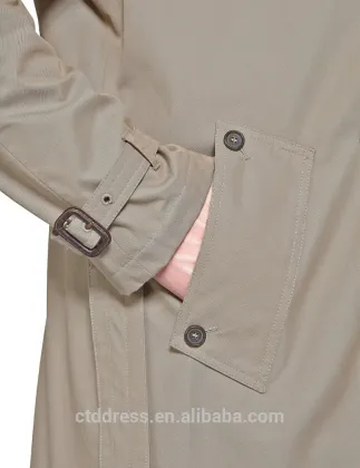 2015 new style khaki trench coat