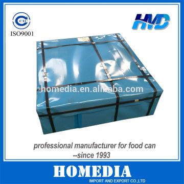 Electrolytic tinplate for food packing SPTE ETP