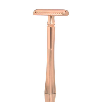 Affordable Rose Gold Double-Edge Safety Razors for Men: High-Quality Shaving Set