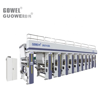 GWASY-A Guowei Automatic Color Register Rotogravure Printing Machine 4-15 Color For Sale