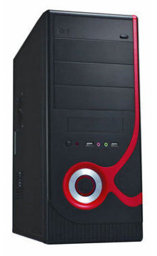 0.5mm Sgcc Mid Atx Tower Computer Cases With Electroplated Zinc Steel Sheet C5062