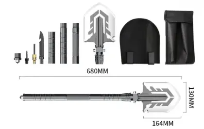 Outdoor Multifunctional Folding Forklift with Multifunctional Engineer Shovel